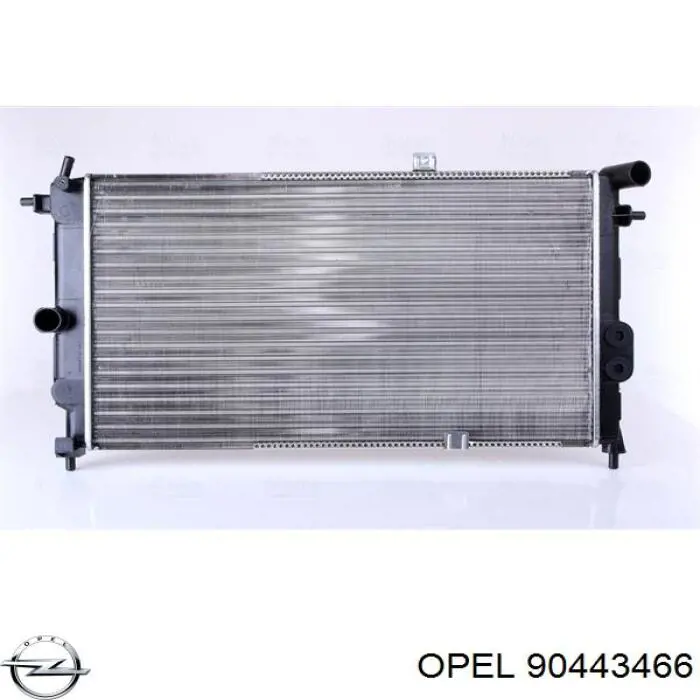 90443466 Opel radiador refrigeración del motor