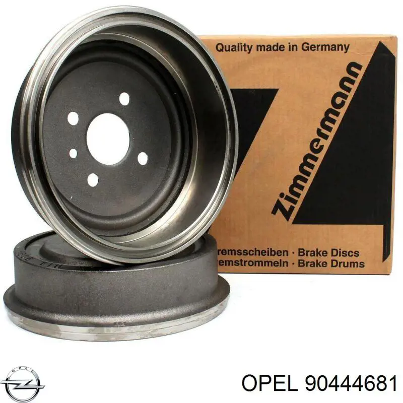 90444681 Opel zapatas de frenos de tambor traseras