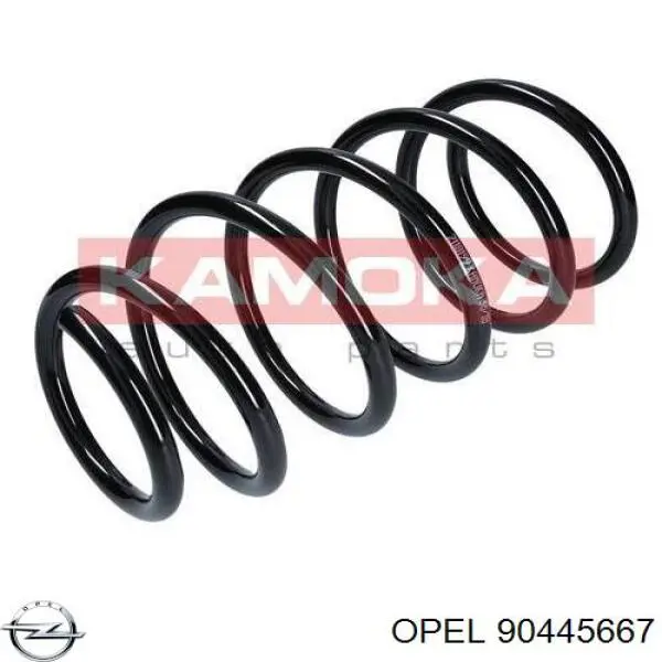 308316 Opel muelle delantero izquierdo