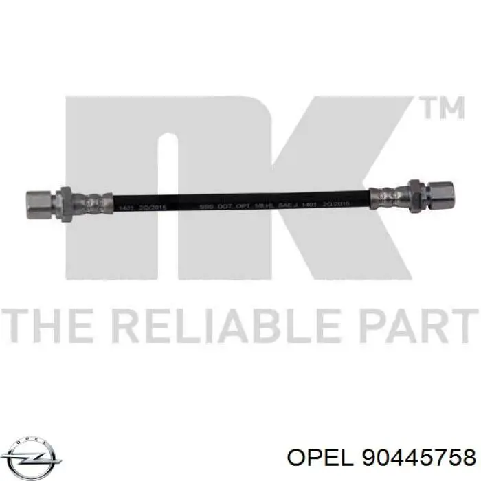 Comprar 90445758 Opel Latiguillo de freno trasero
