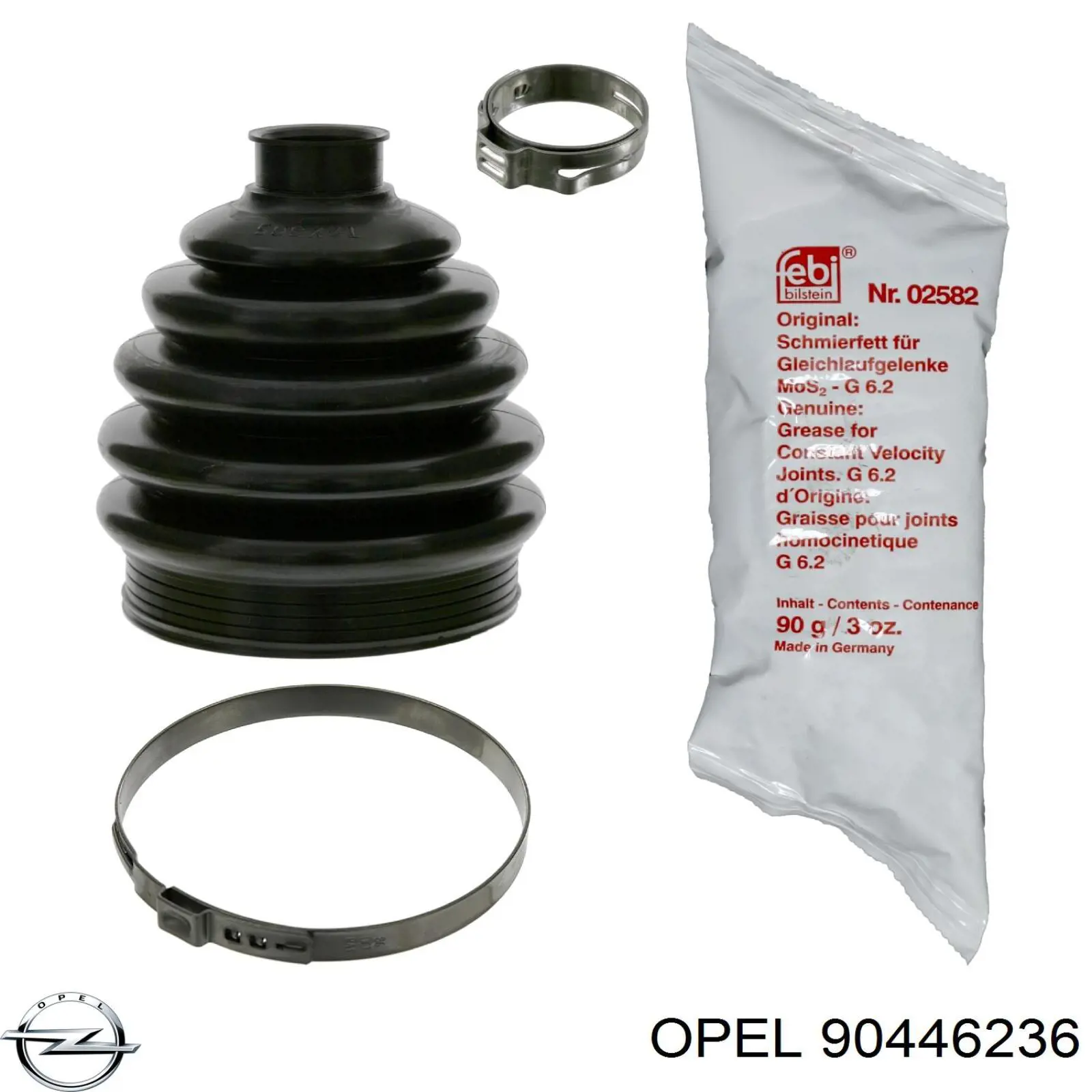 Comprar 90446236 Opel Fuelle de palier delantero exterior