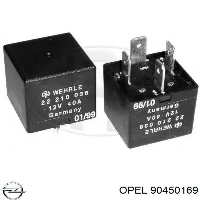 Rele ventilador habitaculo Opel 90450169 precio, desde 8,49 EUR