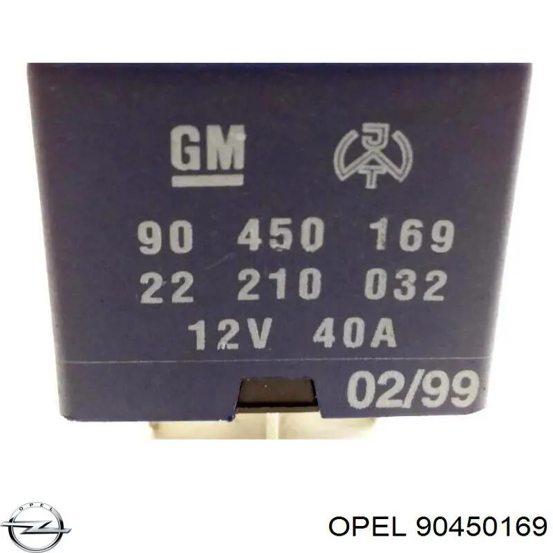 90450169 Opel relé, ventilador de habitáculo