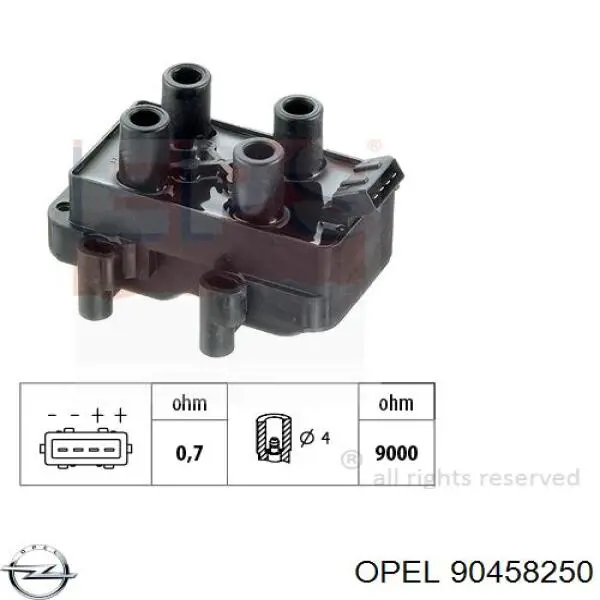 Comprar 90458250 Opel Bobina