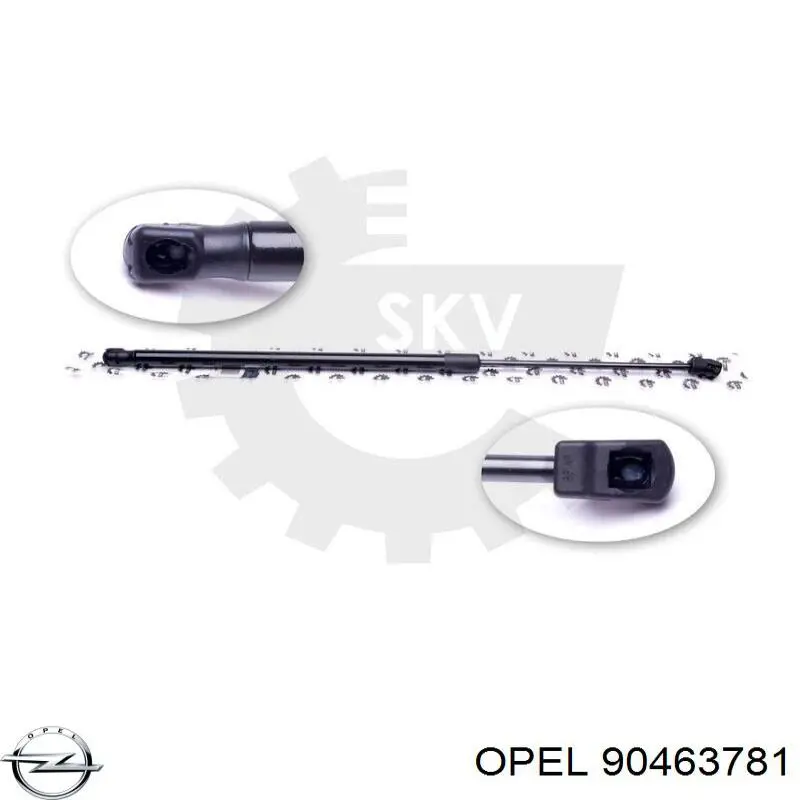 Amortiguador maletero 90463781 Opel