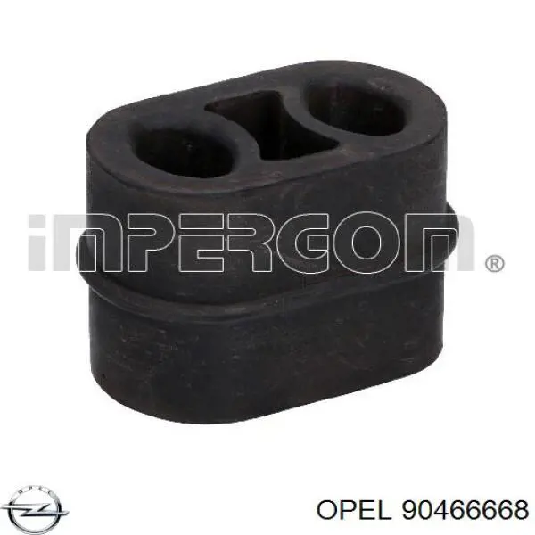 90466668 Opel soporte, silenciador