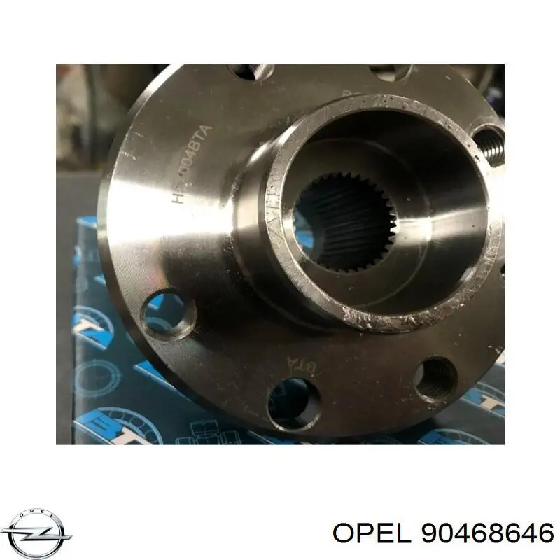 90468646 Opel cubo de rueda delantero