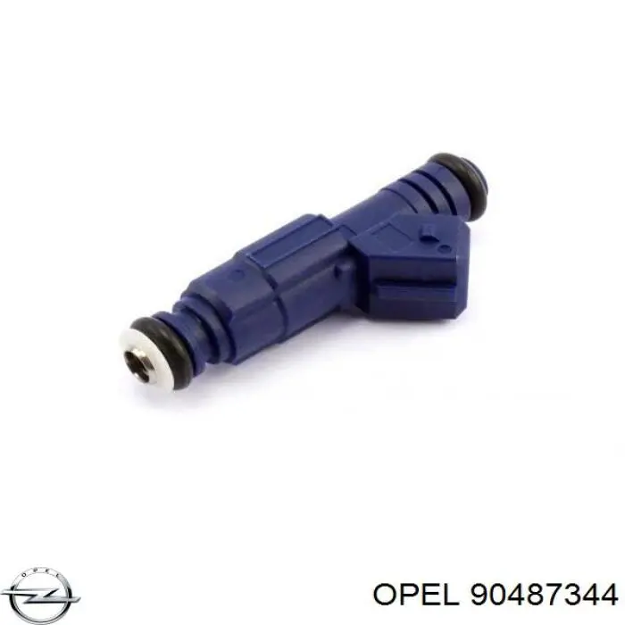 90487344 Opel inyector de combustible