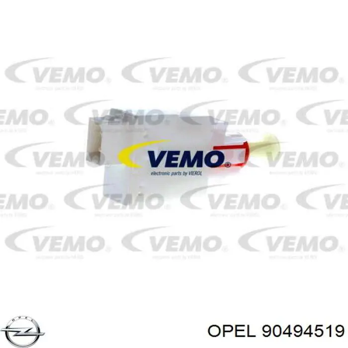 90494519 Opel interruptor de embrague