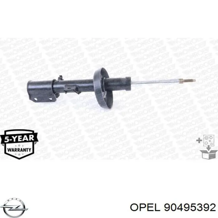 90495392 Opel amortiguador delantero derecho