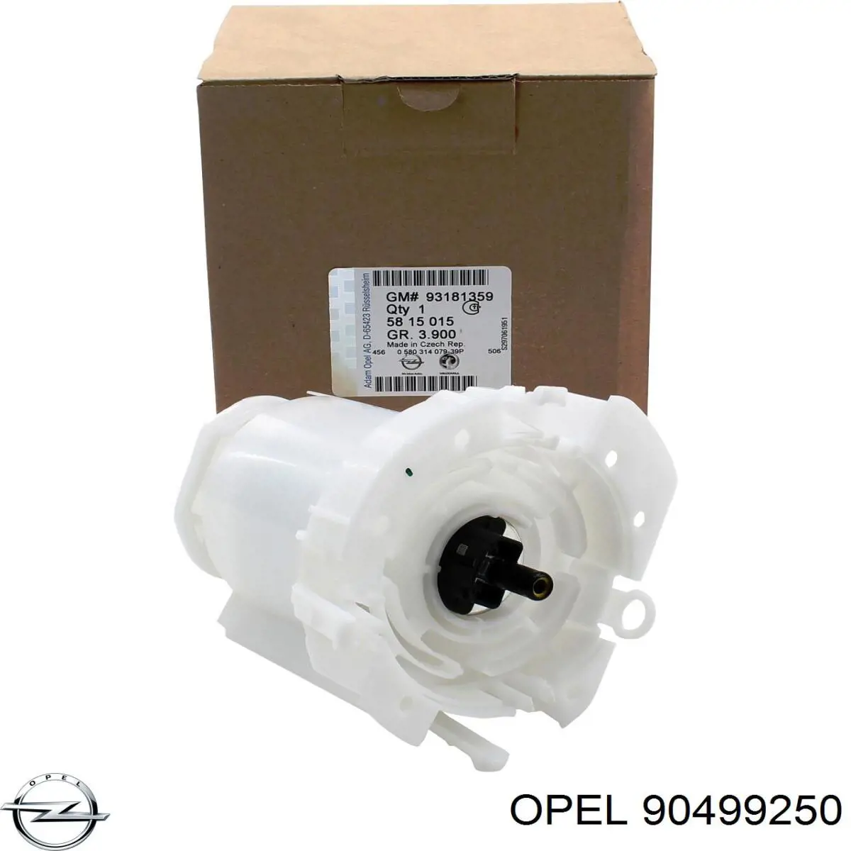 Tapa de tubo de llenado de aceite Opel 90499250