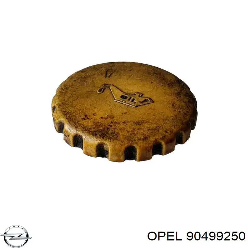 90499250 Opel Tapa, tubuladura de relleno de aceite