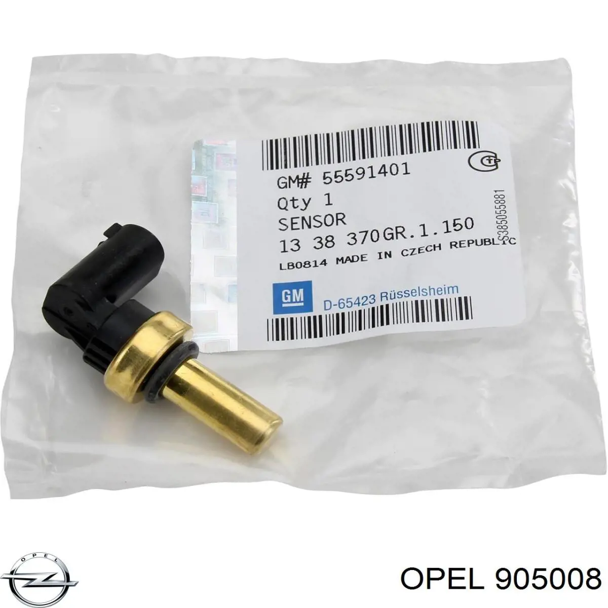 Eje inferior de la columna de dirección 13365907 Opel