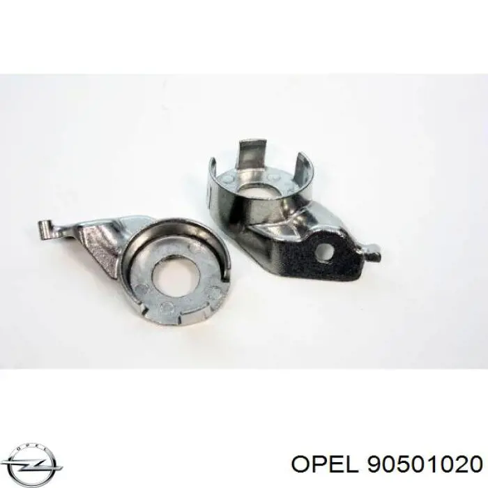 90501020 Opel soporte (cojin de montaje Radiador Superior Izquierdo)