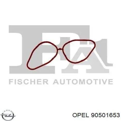 90501653 Opel junta, colector de admisión, inferior