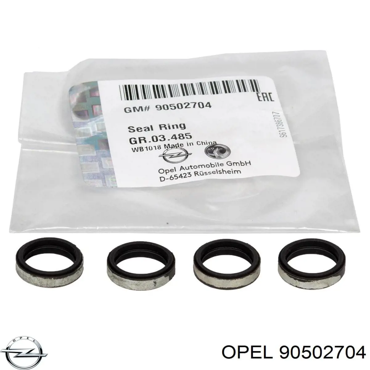 Kit de reparación del inyector 90502704 Opel