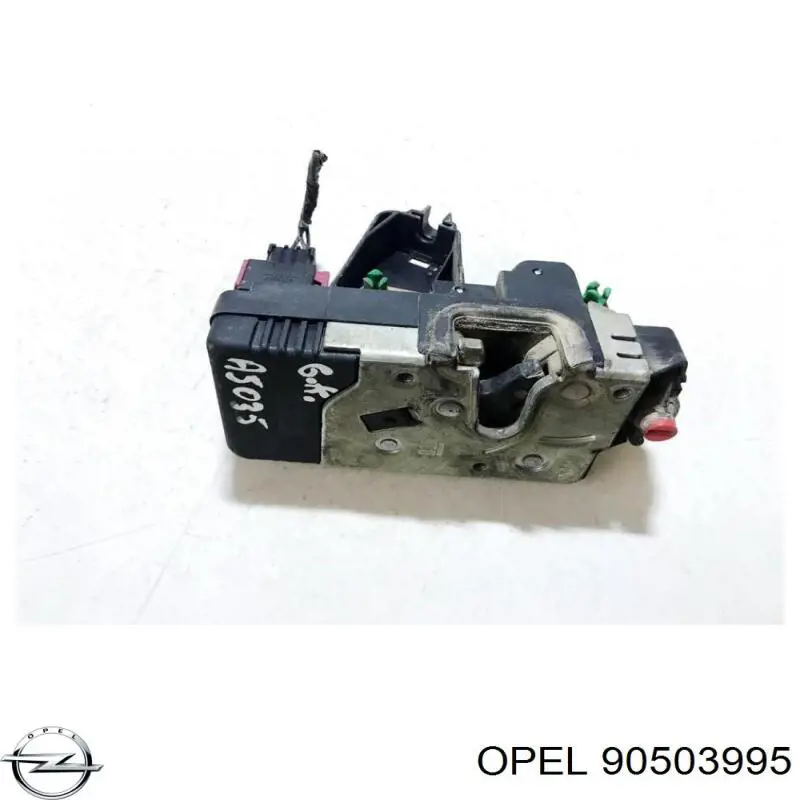 90503995 Opel Cerradura de puerta trasera izquierda