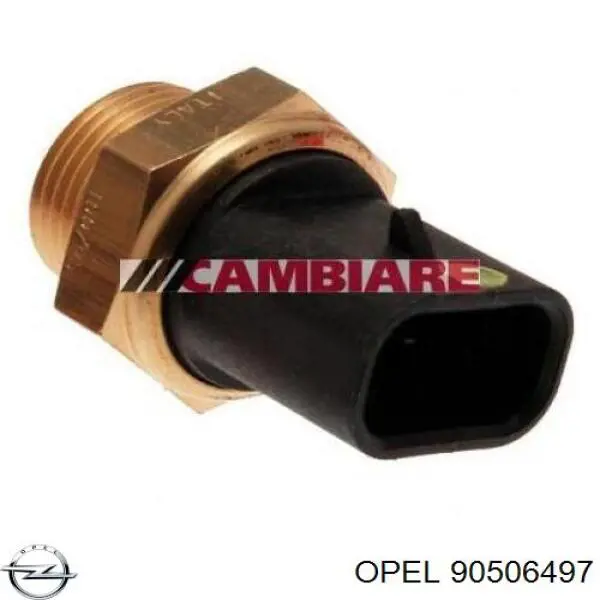 90506497 Opel sensor, temperatura del refrigerante (encendido el ventilador del radiador)
