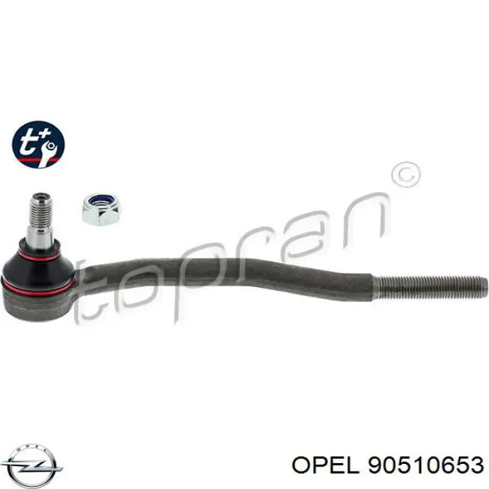 90510653 Opel rótula barra de acoplamiento exterior