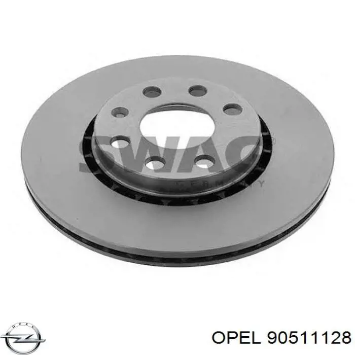 90511128 Opel freno de disco delantero