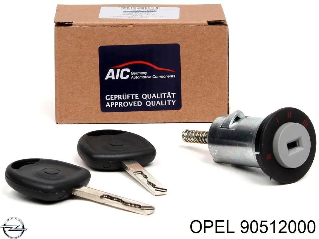 Cilindro de cierre, cerradura de encendido Opel Vectra 86, 87