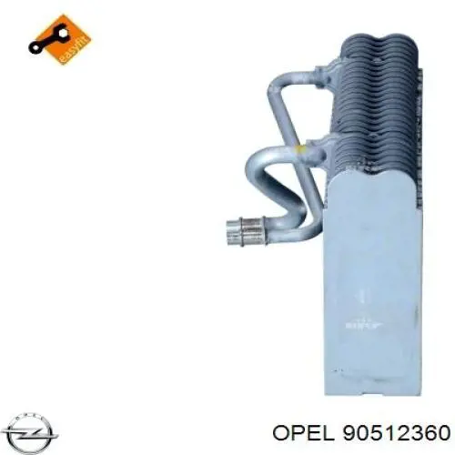 90512360 Opel evaporador, aire acondicionado