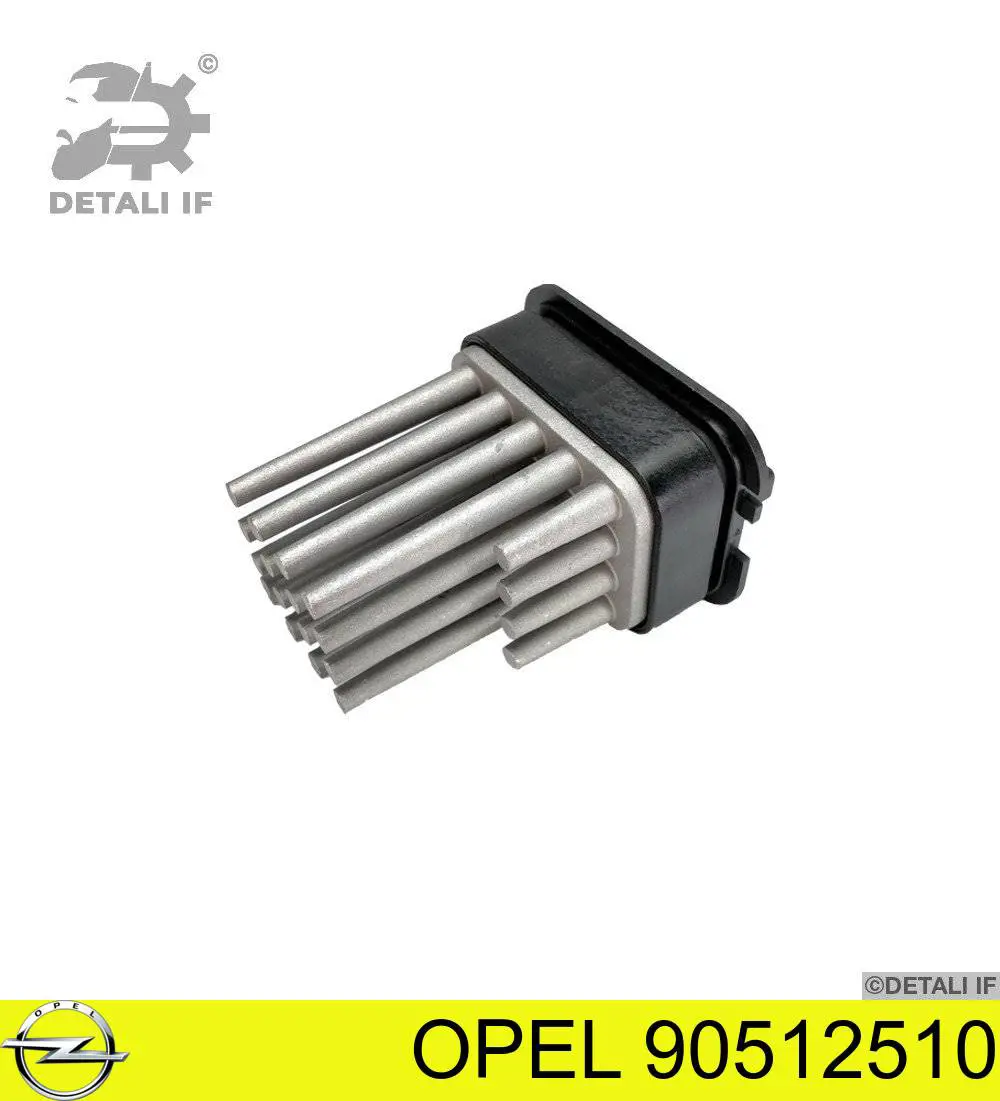 90512510 Opel resistencia de calefacción