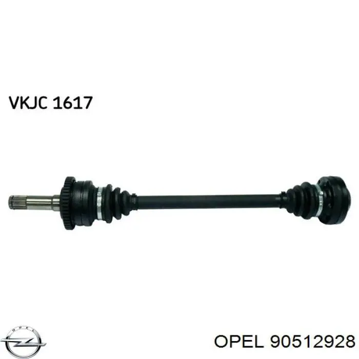 Semieje trasero para Opel Omega B 25, 26, 27