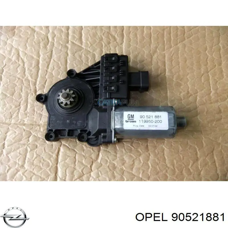 90521881 Opel motor del elevalunas eléctrico