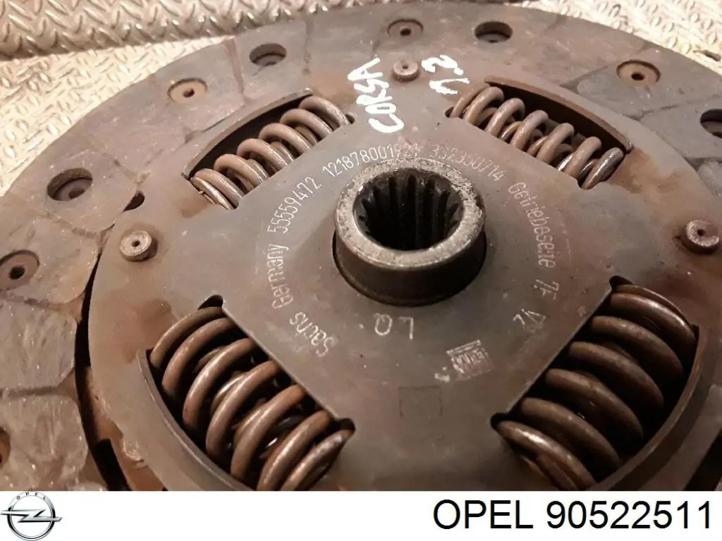 666032 Opel plato de presión del embrague