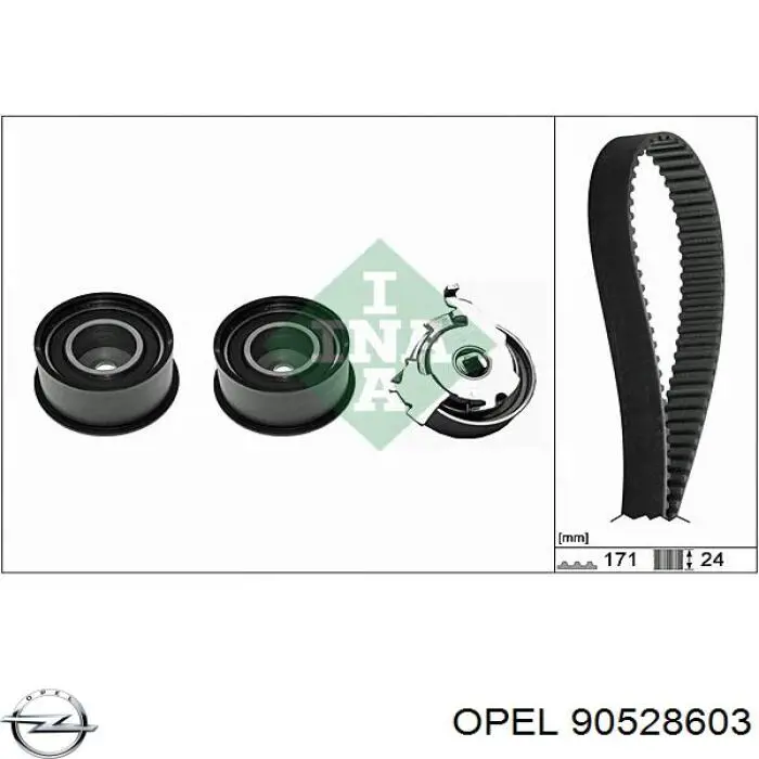 90528603 Opel tensor correa distribución