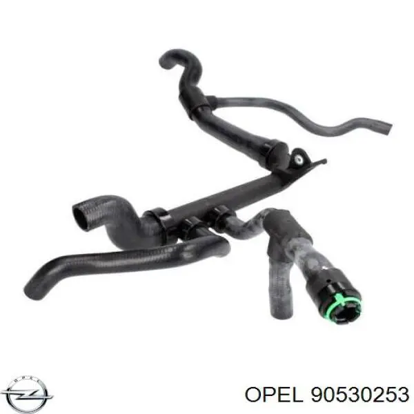 90530253 Opel Manguera inferior del radiador