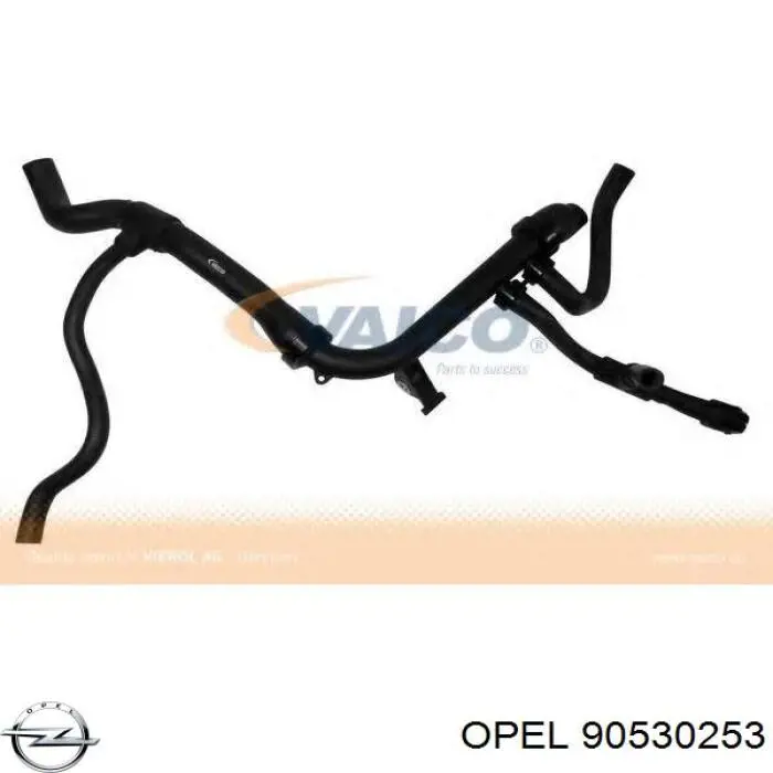 Manguera inferior del radiador 90530253 Opel