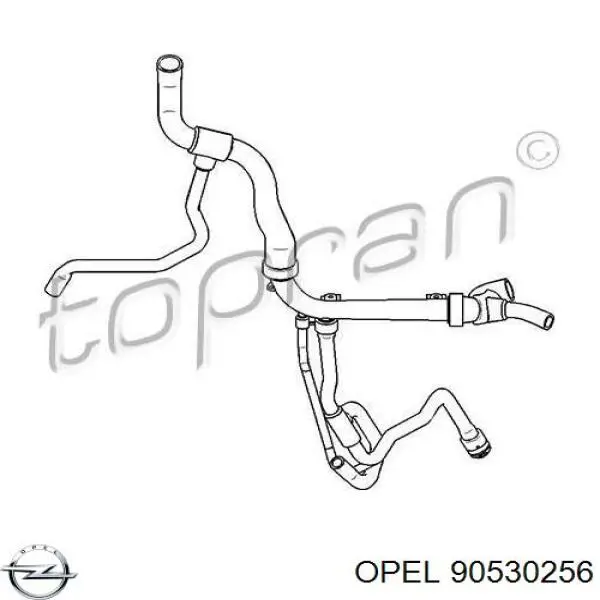 Manguera inferior del radiador Opel 90530256 precio, desde 21,62 EUR