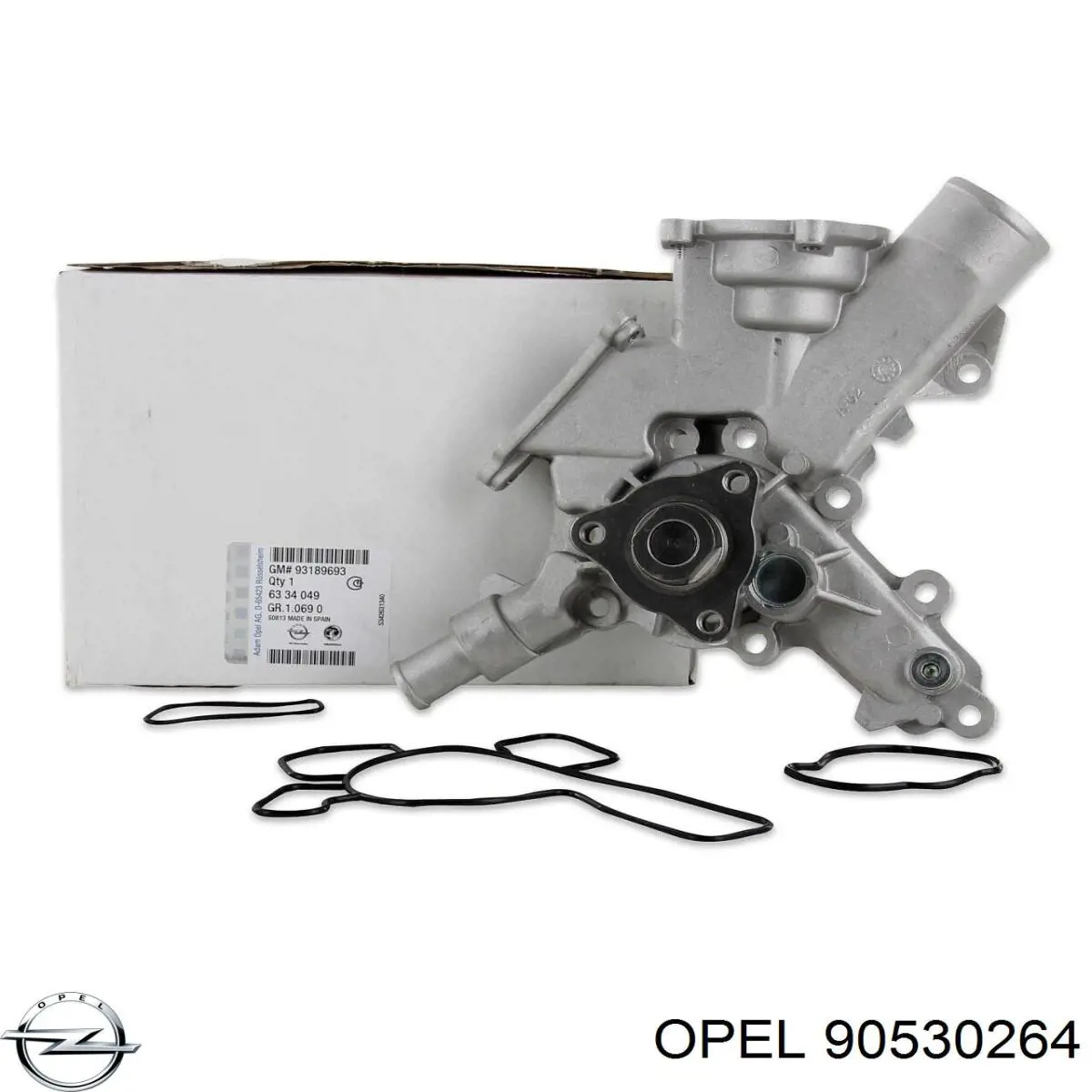90530264 Opel junta, adaptador de filtro de aceite