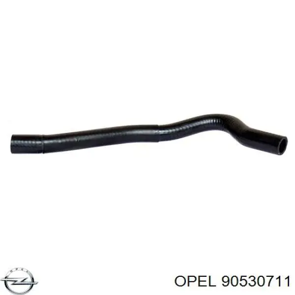 90530711 Opel tubería de radiador, tuberia flexible calefacción, inferior