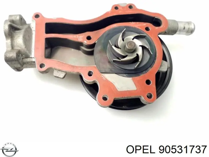 Polea bomda de agua Opel 90531737