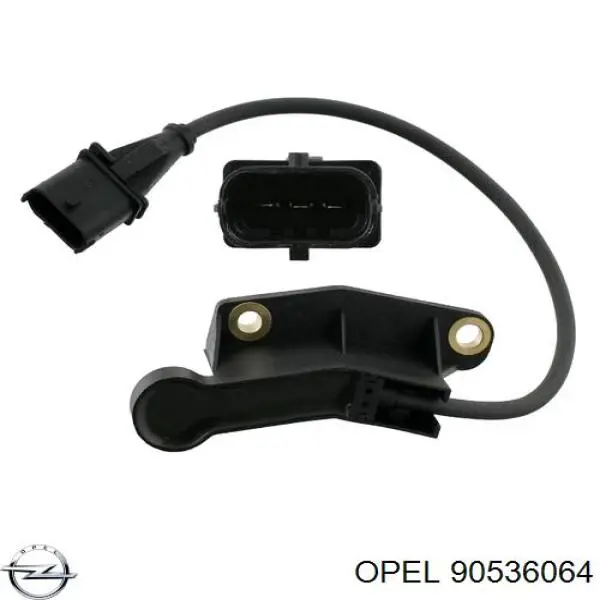 Sensor de árbol de levas 90536064 Opel