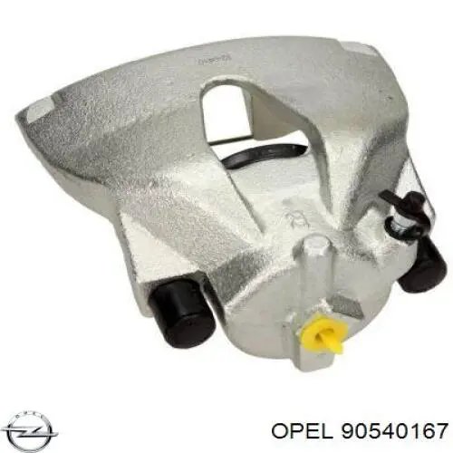 90540167 Opel pinza de freno trasero derecho