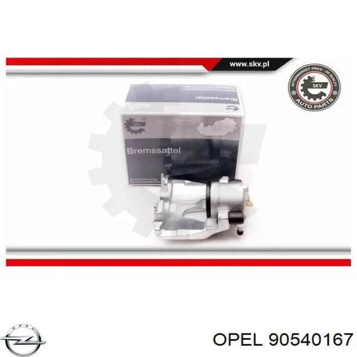 Comprar 90540167 Opel Pinza de freno trasera derecha