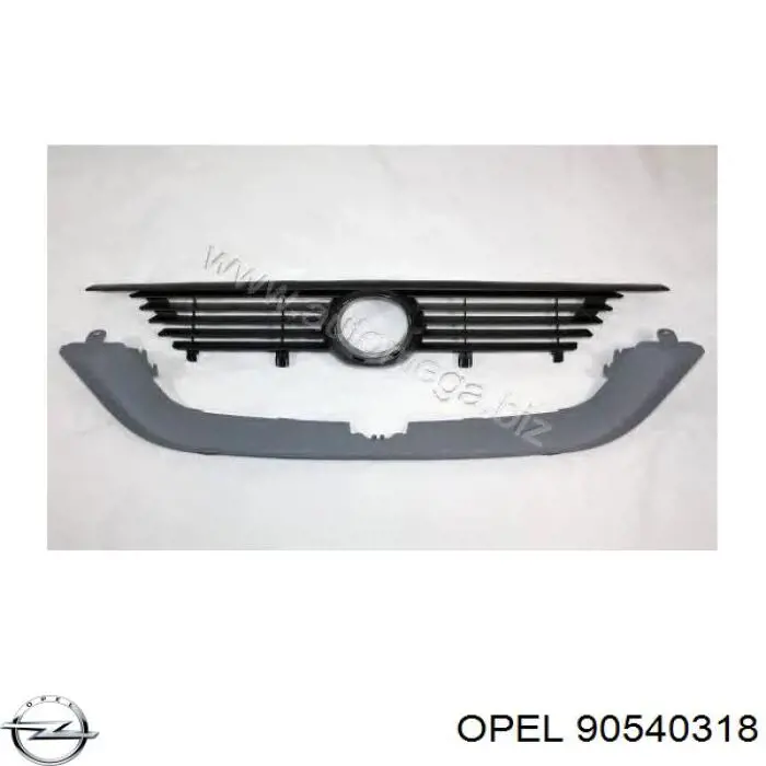 90540318 Opel panal de radiador