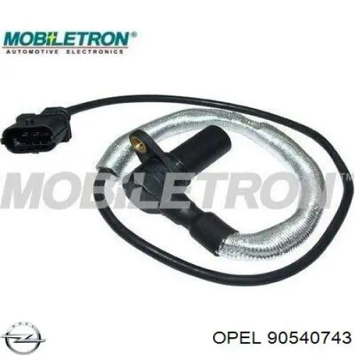 Sensor de cigüeñal 90540743 Opel