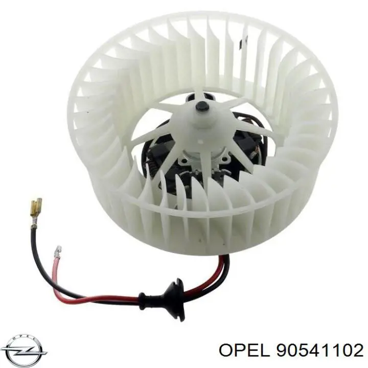 90541102 Opel motor eléctrico, ventilador habitáculo