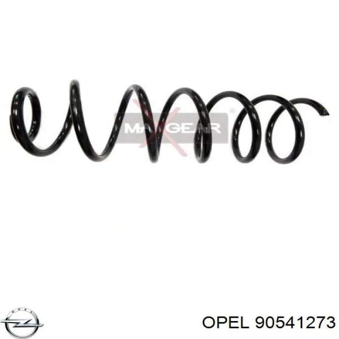 90541273 Opel muelle de suspensión eje trasero