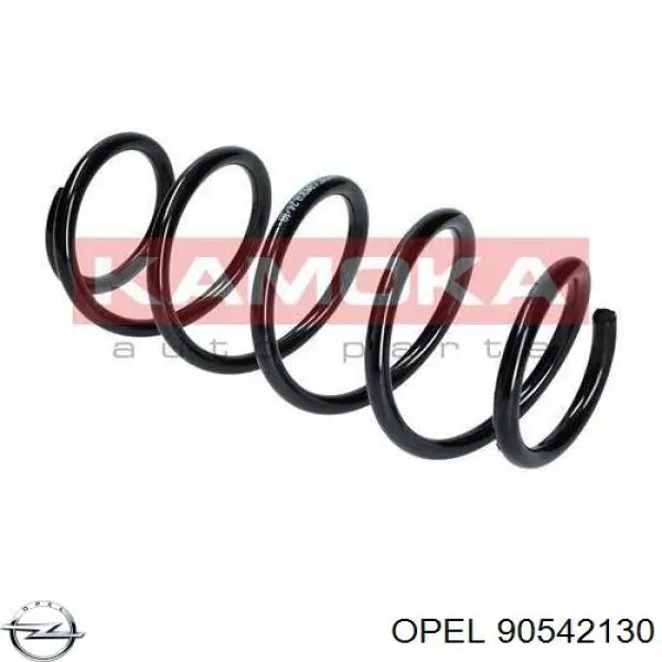 90542130 Opel muelle de suspensión eje delantero