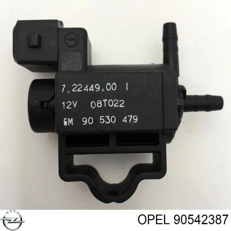 90542387 Opel valvula de aire secundaria