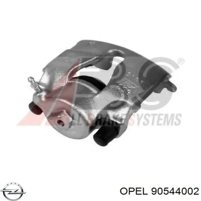 90544002 Opel pinza de freno delantera izquierda