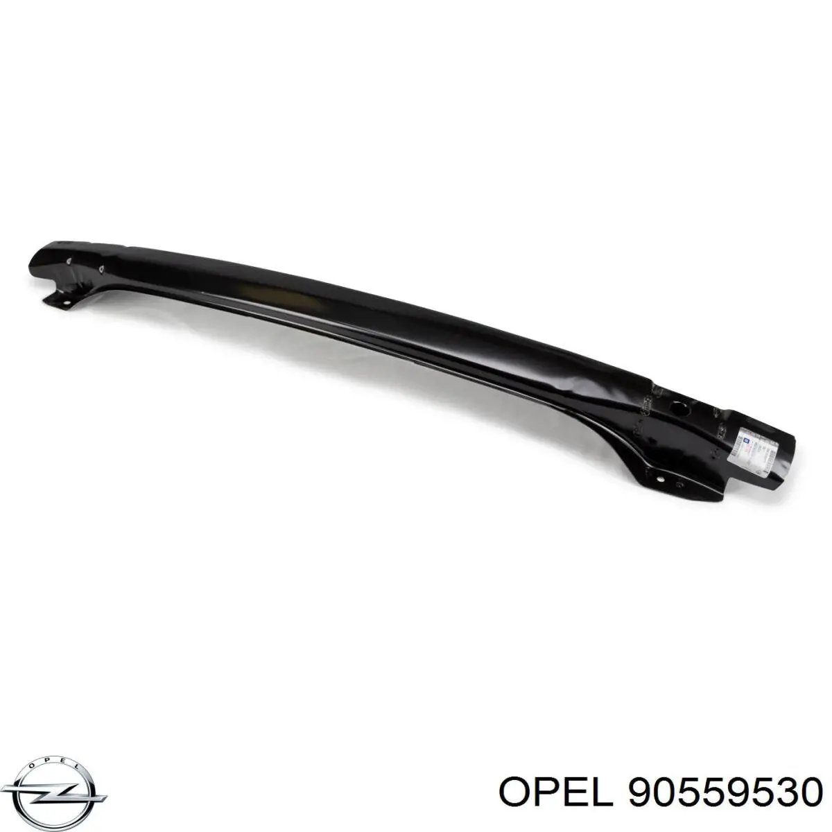 90559530 Opel soporte de guía para parachoques trasero, izquierda