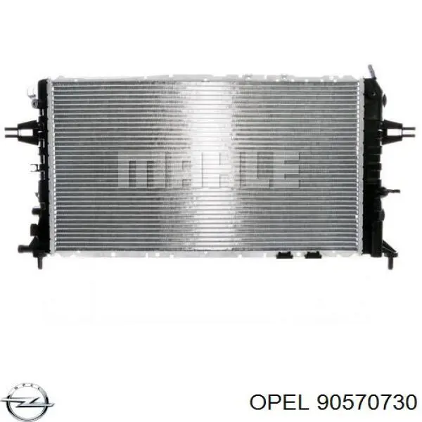 90570730 Opel radiador refrigeración del motor