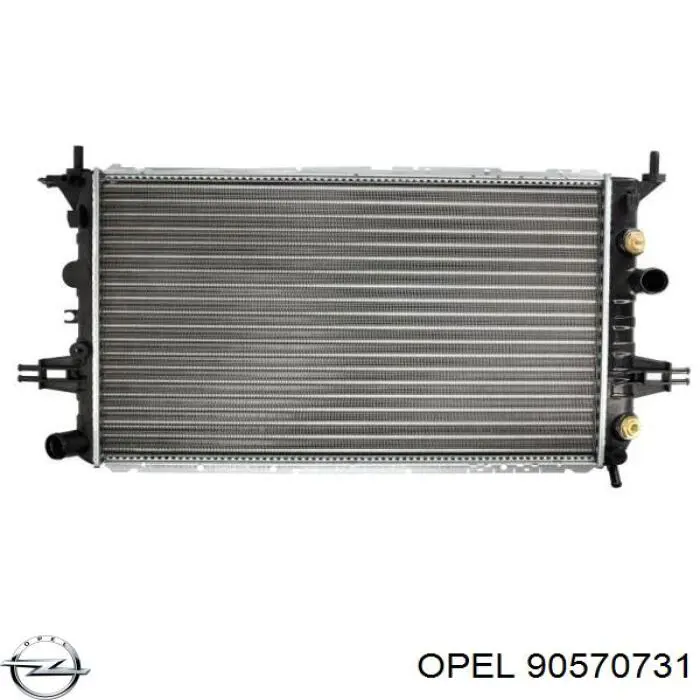 90570731 Opel radiador refrigeración del motor